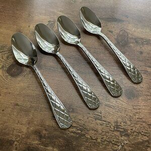 Bombay Casabella Dinner Spoon Set of 4 Stainless Steel Replacement Flatware